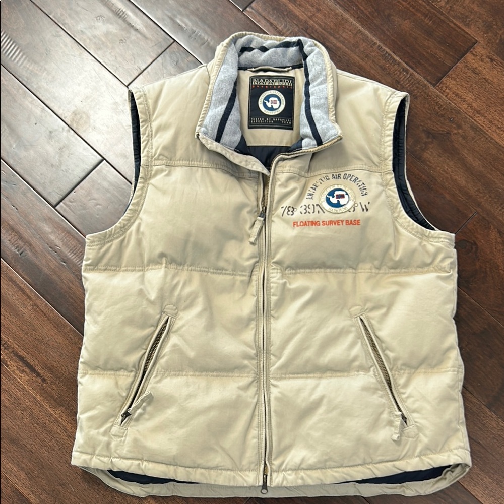 Napapijri Beige Puffer Vest
